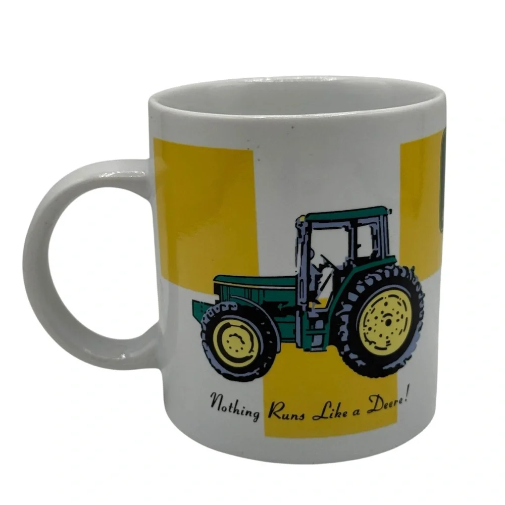 JOHN DEERE “NOTHING RUNS LIKE A DEERE” TRACTOR MUG BY GIBSON